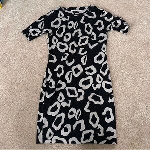 Diane Von Furstenberg Black and White Dress